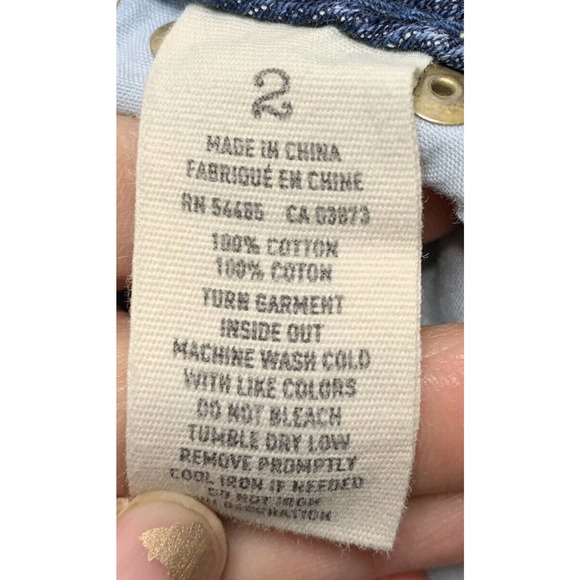 AMERICAN EAGLE Embellished Cut Off Jean Shorts 2 - Picture 5 of 10